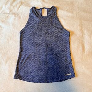 Patagonia Women's Navy Patterned Tank Top
